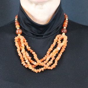 Carnelian Statement Necklace